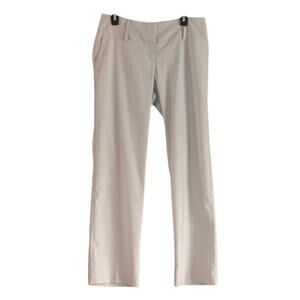 Adidas Climalite Women's Golf Pants Gray Slim Athletic Tech Pants EUC Size 8